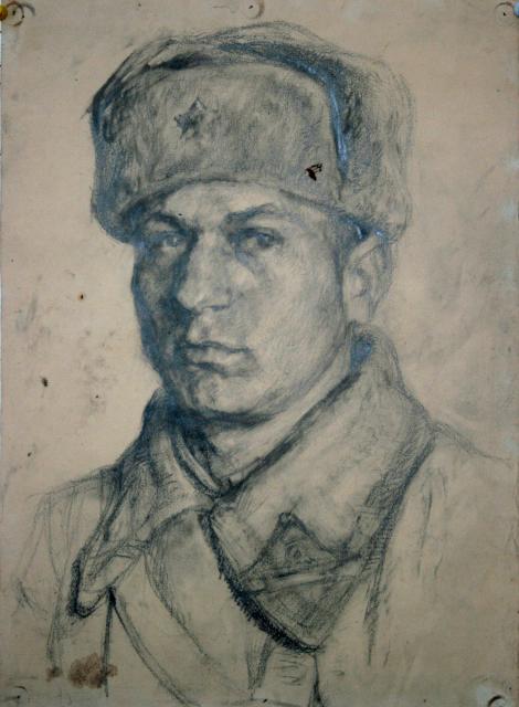 Рубан И. П. Портрет военного. 1941-1942